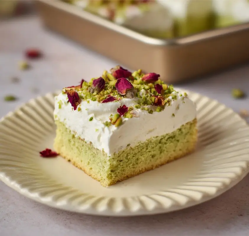Irresistible Pistachio Tres Leches Cake: A Sweet Twist on Tradition 6 Pistachio Tres Leches Cake