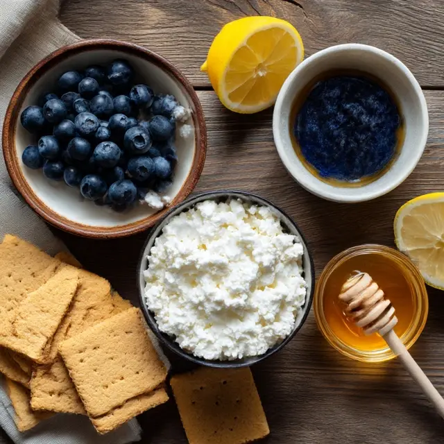 Blueberry Cheesecake Cottage Cheese Ice Cream Recipe 6 Ingredients for blueberry cheesecake cottage cheese ice cream